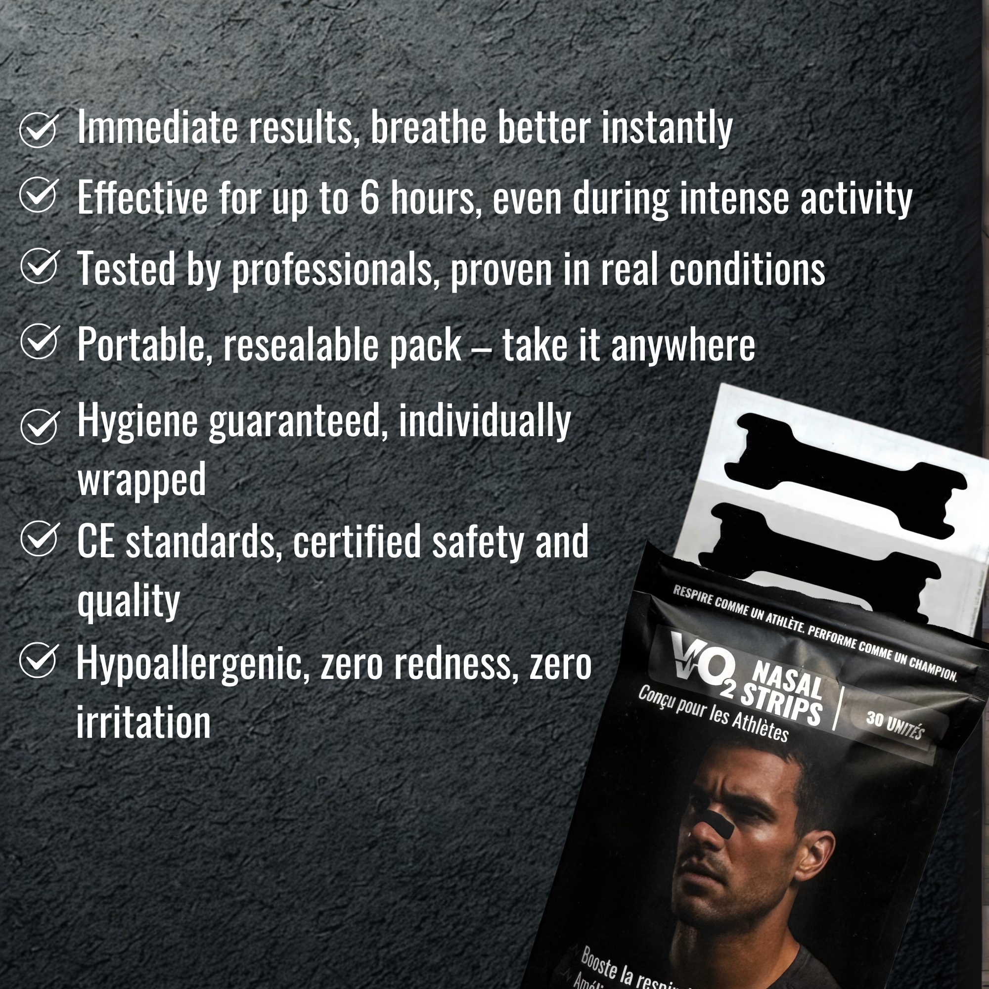 Midnight Black Nasal Strips